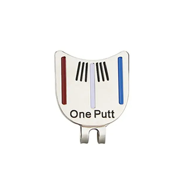 Golf Ball Marker Hat Clip With Magnet Ball Mark One Putt Golf Putting Alignment Aiming Cap Clips Drop Ship