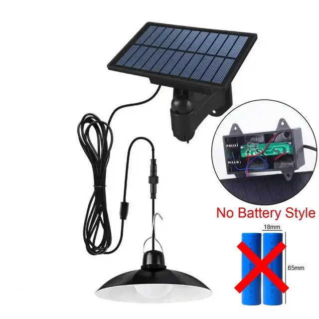 Auto-lighting Solar Pendant Light Led Solar Powered Lamp White/Warm light with Remote Control Chandelier Camping Outdoor Garden