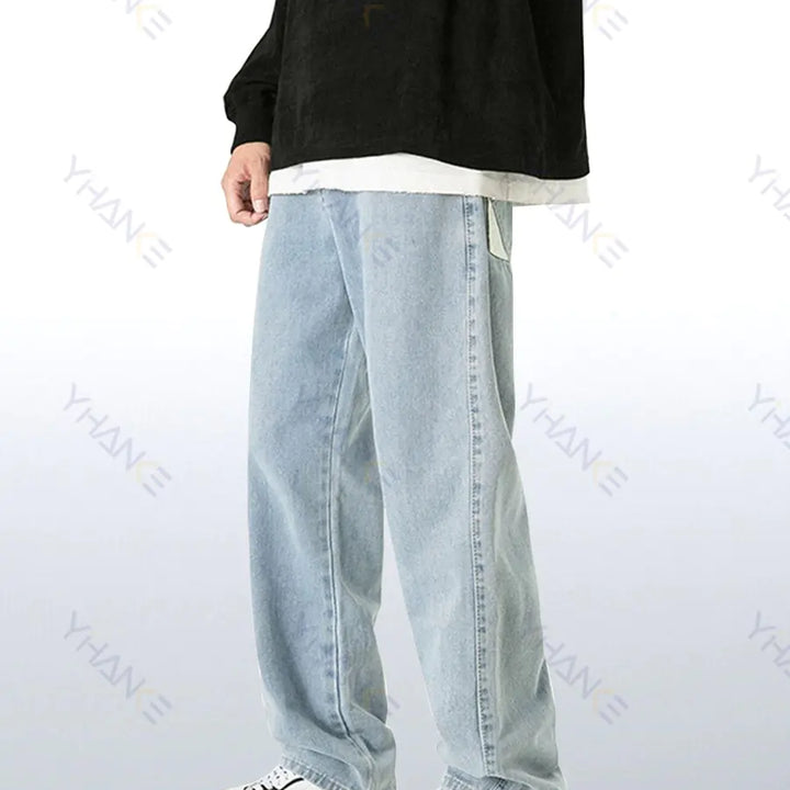 Retro Loose Straight Wide Leg Pants