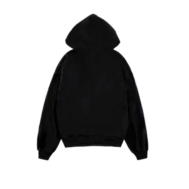 Unisex Black Zip Hoodies