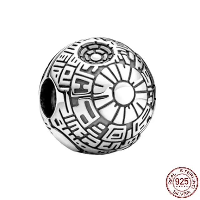 Fit Original Pandora 925 Silver Bracelet Star Wars Hot Toys Jewelry Charms Beads Womens Bracelet Fine DIY Birthday Making Gifts