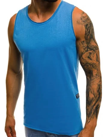 2019 Men's Summer Casual Slim Sleeveless Shirt by YOUYEDIAN