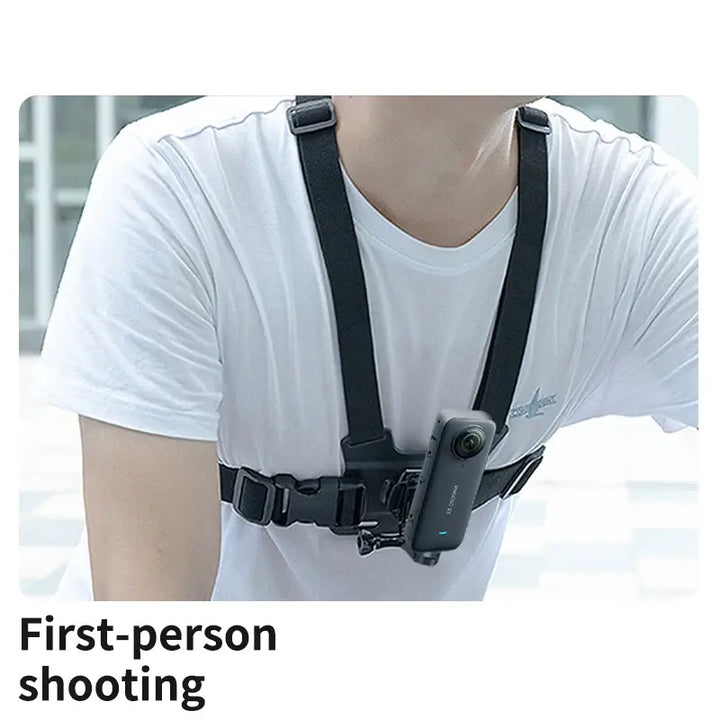 Chest Strap Mount Belt for for Insta360 X4 X3 / ONE X2 Action Camera Chest Harness for Insta 360 ONE X 2 Sport Accessories