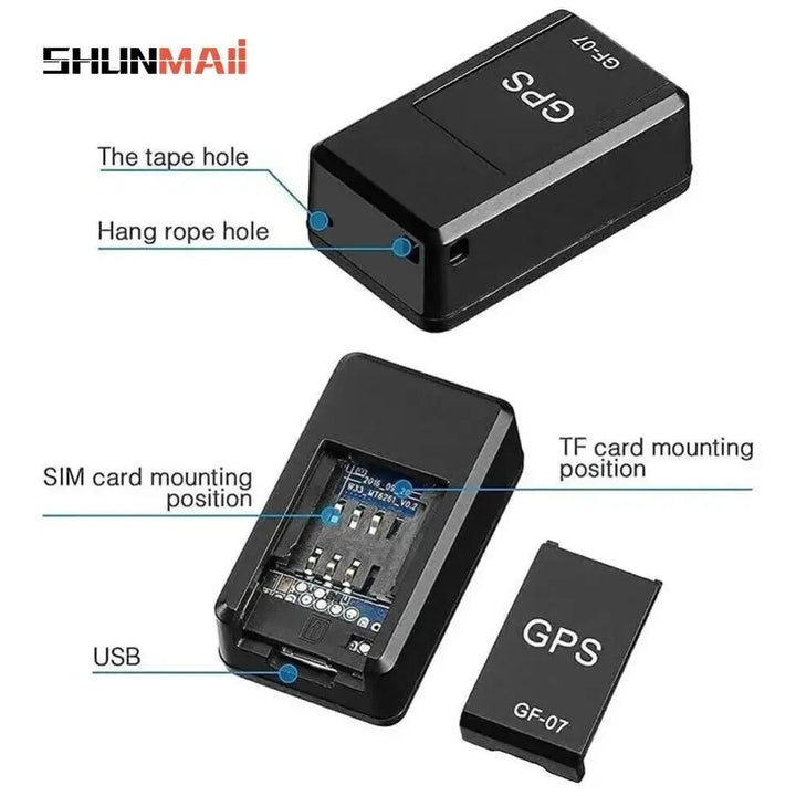 GF-07 Car Real Time Tracking Magnetic Children Anti-lost Locator Anti Theft SIM Message Positioner Car Tracker Automobile Parts