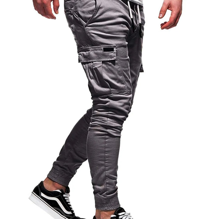 2020 Men's Streetwear Cargo Jogger Pants with Multi-Pockets