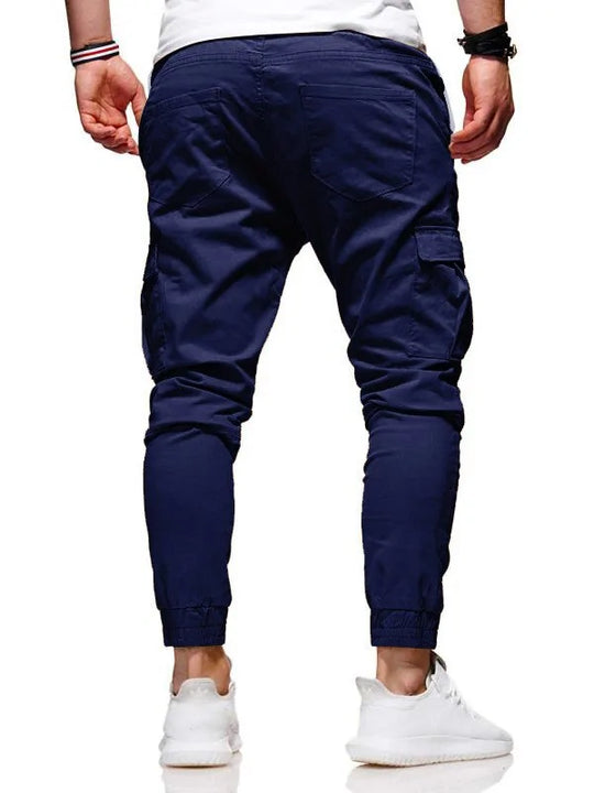 2020 Men's Streetwear Cargo Jogger Pants with Multi-Pockets