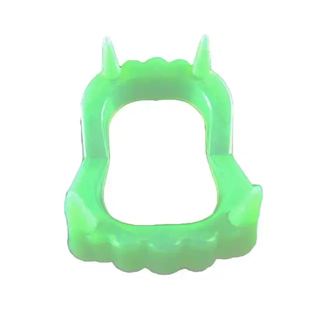 Party Supplies Scary Luminous Fake Teeth Dentures Spoof Toy Halloween Party Supplies