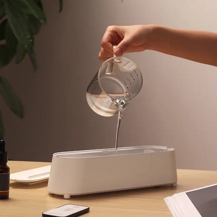 Flame simulator: Aromatherapy home humidifier