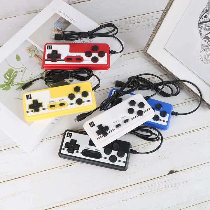 Hot sale 1PC Classic Retro Version Of Home Fc Plug-in Double Handheld Game Console Handle