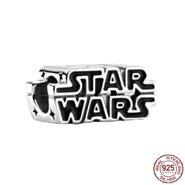 Fit Original Pandora 925 Silver Bracelet Star Wars Hot Toys Jewelry Charms Beads Womens Bracelet Fine DIY Birthday Making Gifts