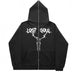 Gothic Clothing Trend Zipper Hoodies