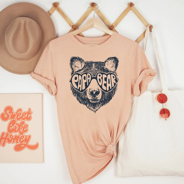 Papa Bear Sunglass Shirt, Daddy Bear Shirt