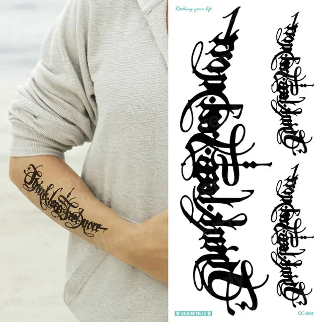 temporary tatoo men mechanical tiger temporary tattoo boy waterproof hand tatoo 3D robot tattoo sticker water transfer body art