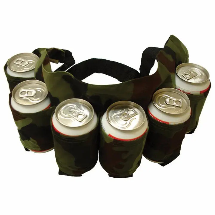 Climbing Camping Hiking  Holster Portable Bottle Waist Beer Belt Bag Handy Wine Bottles Beverage Can Holder Hanging Organizer