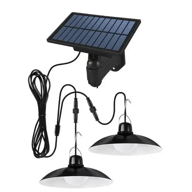 Auto-lighting Solar Pendant Light Led Solar Powered Lamp White/Warm light with Remote Control Chandelier Camping Outdoor Garden