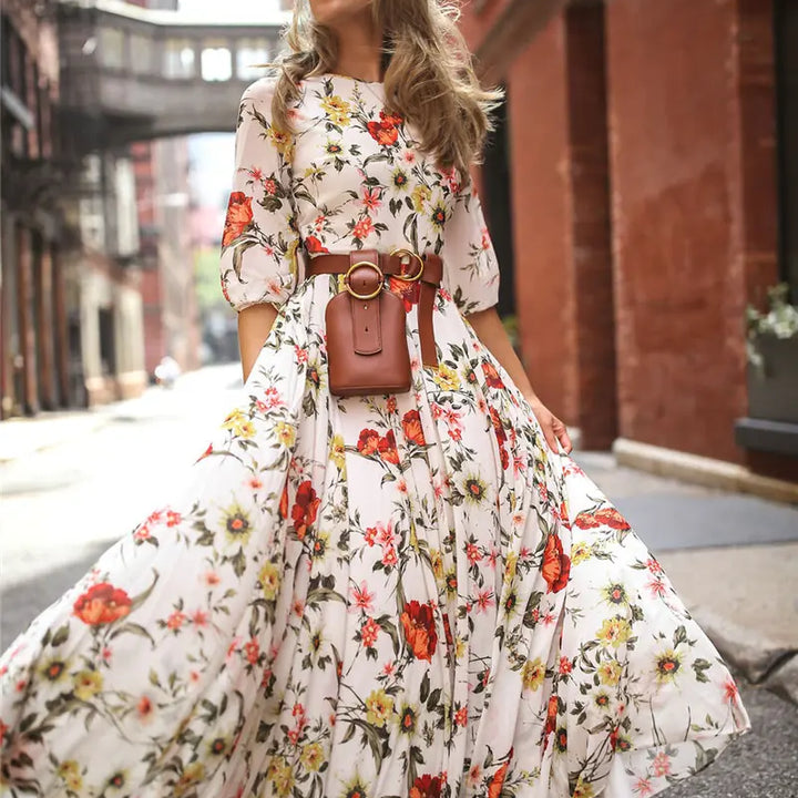 Boho Chic Floral Maxi Dress