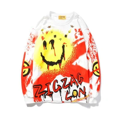 Men's Graffiti Letter Hoodies