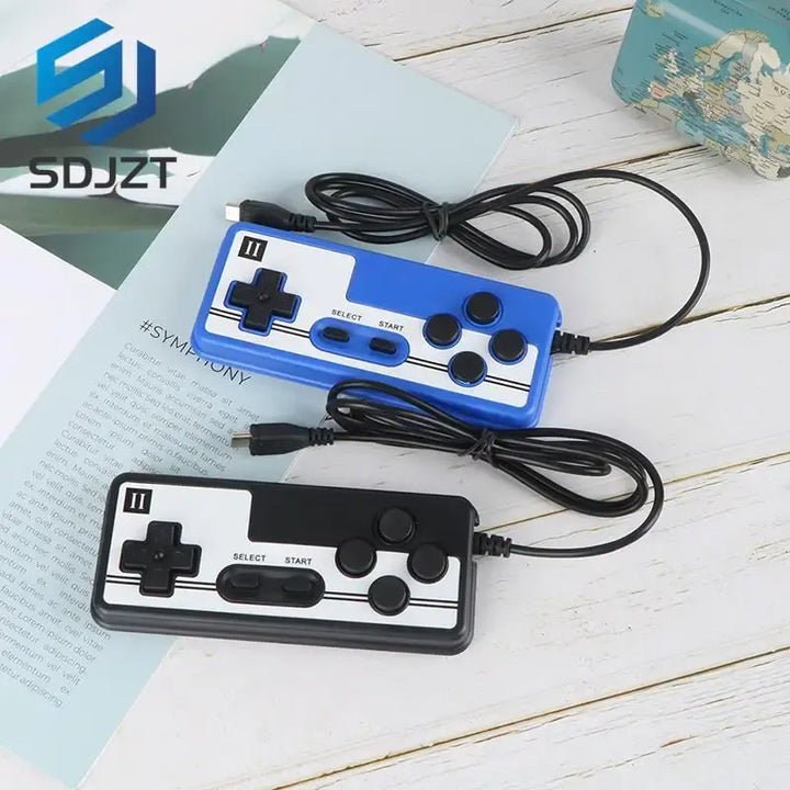 Hot sale 1PC Classic Retro Version Of Home Fc Plug-in Double Handheld Game Console Handle