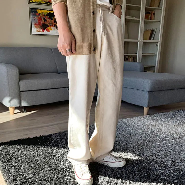 VG Cream Wide Pants