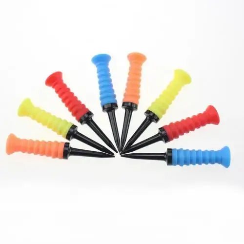 1Pc Plastic Golf Tees Golfers Plastic Sports Ball Holder Training Less Resistance Tool Golf Tee Golf Accessories