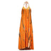 2023 Women's Sexy Sleeveless Necktie Maxi Dress