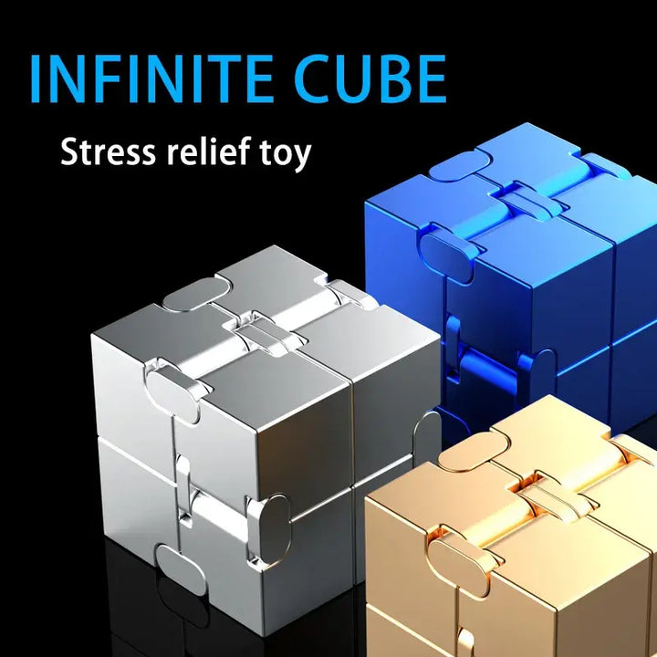 Magic Cube Stress Relief Toy Infinity Cube Portable Educational Toys Decompress Relax Toys for Children Adults Christmas Gift