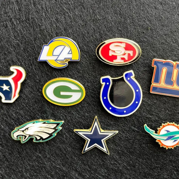 Sports Enamel Pins Fans Fashion Jewellery Metal Brooch Badge Backpack Accessory Gifts