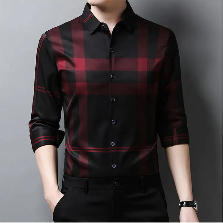 High Quality Men's Long Sleeve Shirt Casual