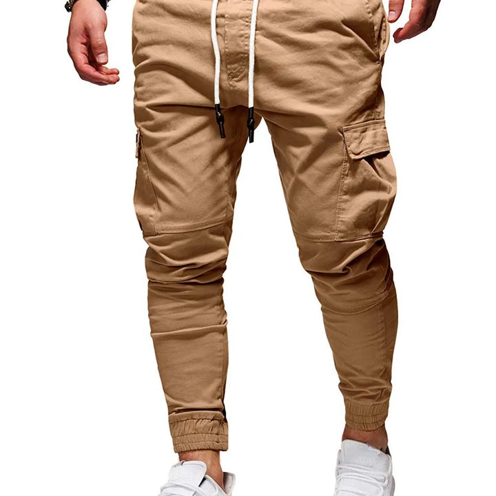 2020 Men's Streetwear Cargo Jogger Pants with Multi-Pockets