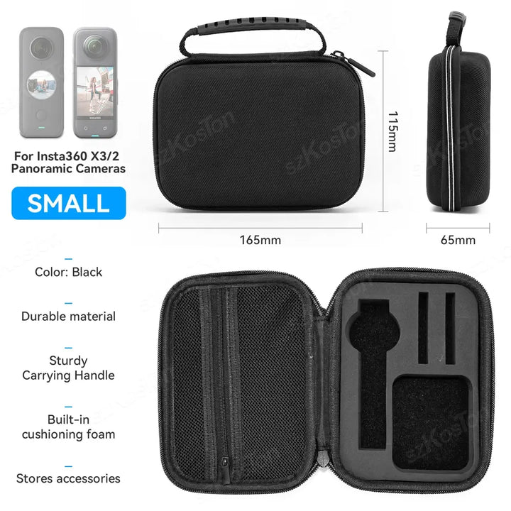 Box for Insta360 X3 X2 Camera Carrying Case Portable Storage Bag Protective Case For Insta360 X3 X2 Action Camera Accessories