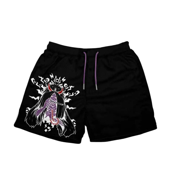 Japanese Anime Male Streetwear Beach Shorts