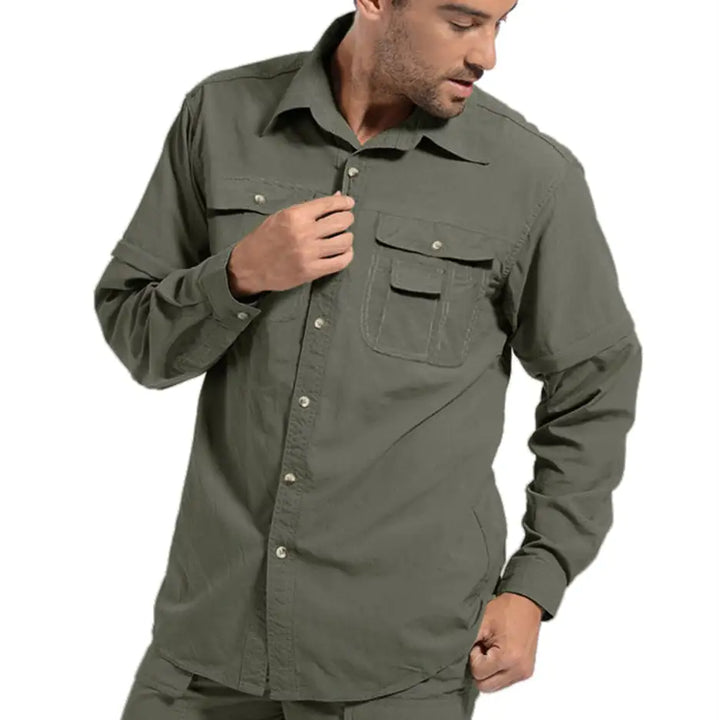 Quick Dry Tactical Button Up Shirt