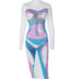 Body Search Thermal Printed Dress