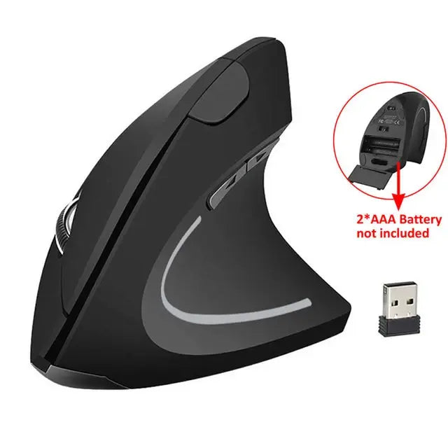 Vertical Wireless USB Mouse Ergonomic Rechargeable Portable PC Gamer For Computer Laptop Notebook Mause Gaming Accessories Mous